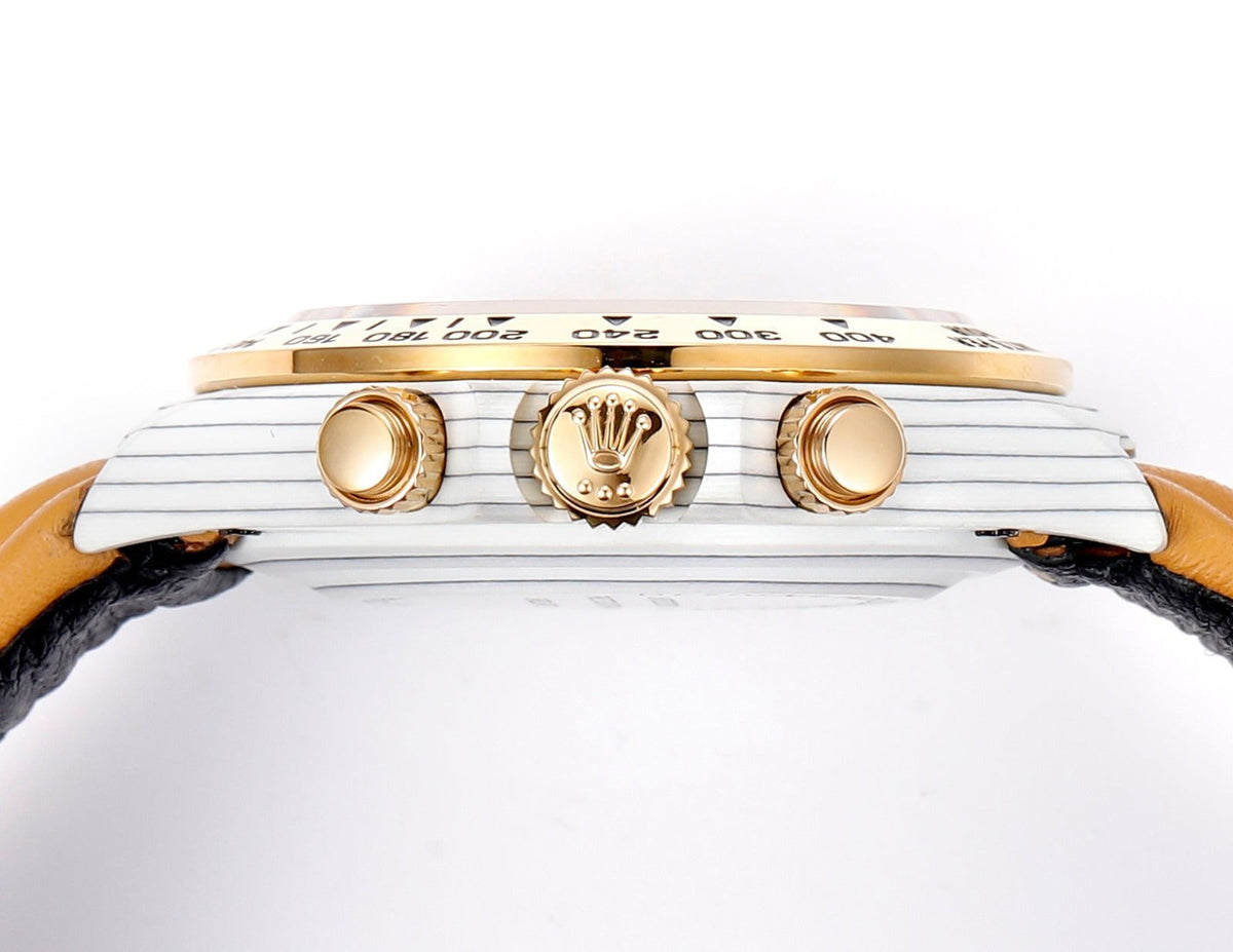 Daytona 40mm Demi DIW White Carbon Replica