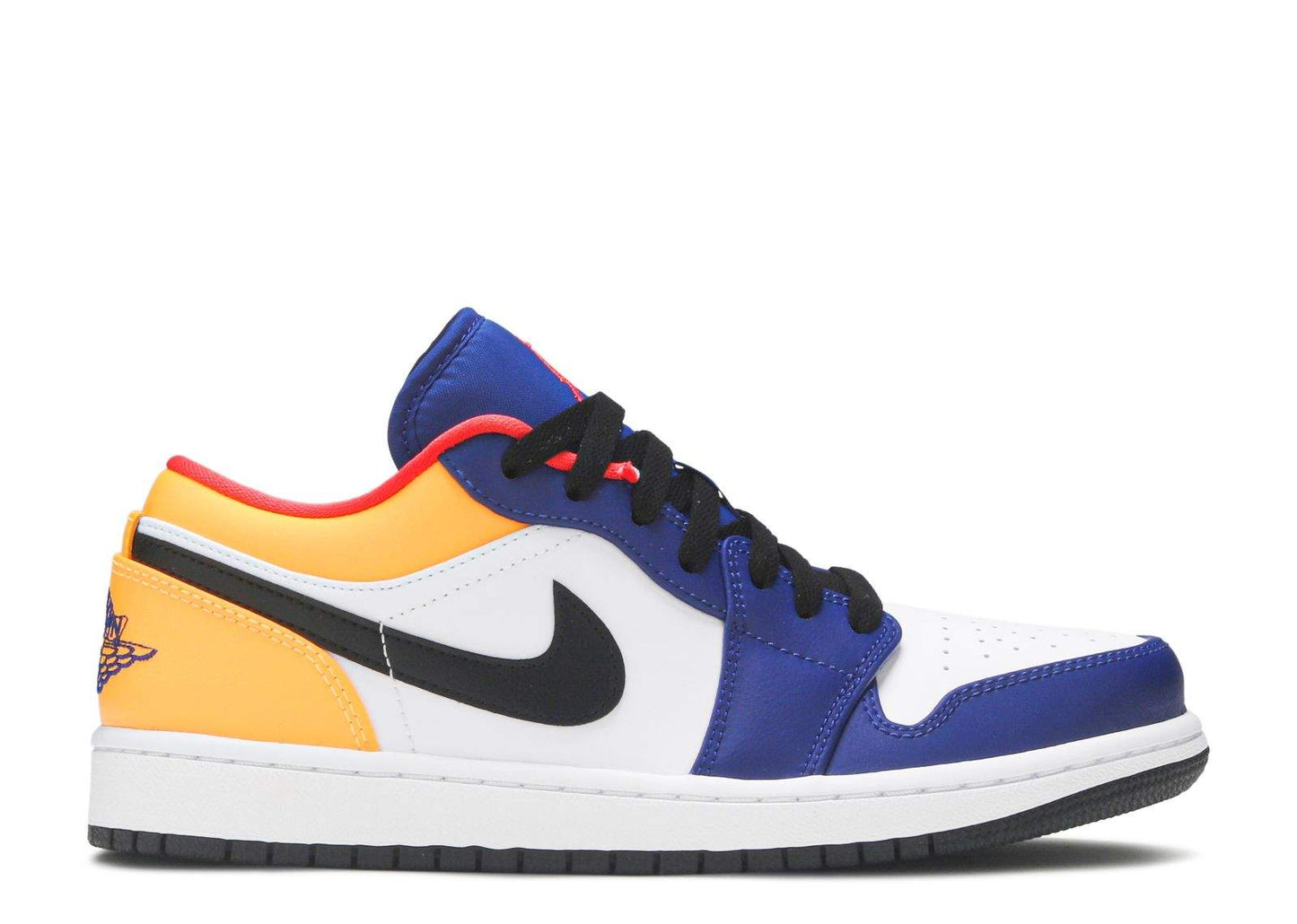 Air Jordan 1 Low ‘White Deep Royal Blue’ Revered Footwear Sneakers - Retro Ru...