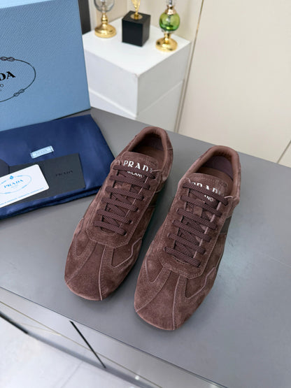 Prada 2026 Casual Sneakers Sheepskin Suede 732935