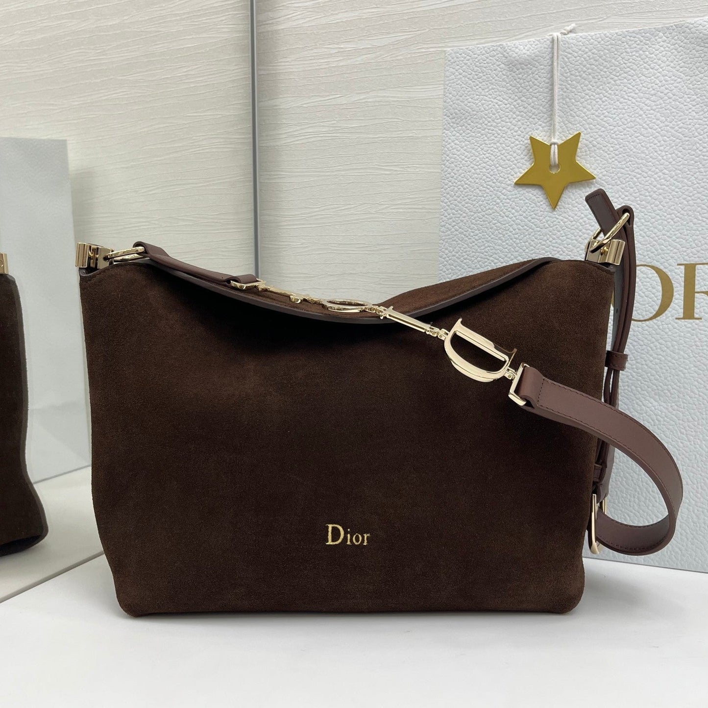Dior 2026 Diorly Bag 28cm Suede Calfskin