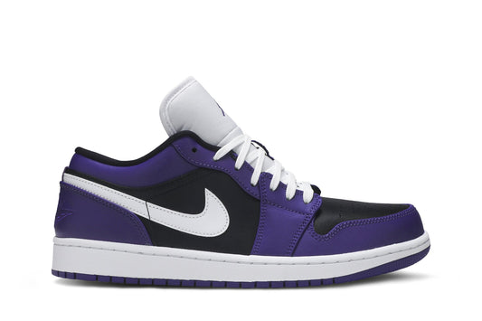 Air Jordan 1 Low Court Purple Sneakers - Modern Classic