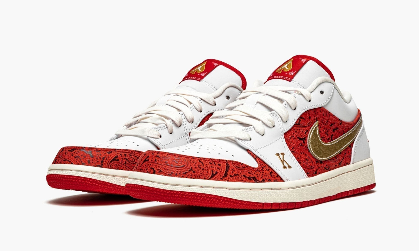 Air Jordan 1 Low SE “Spades” Sneakers - Collaboration Release