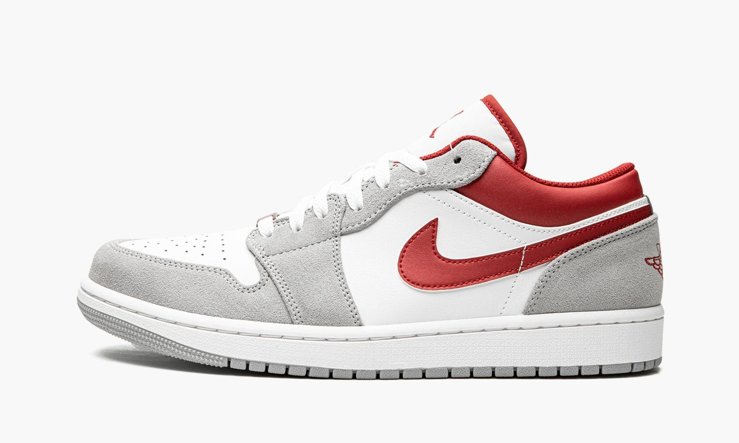 AIR JORDAN 1 LOW SE “White / Grey / Red” Sneakers - Authentic