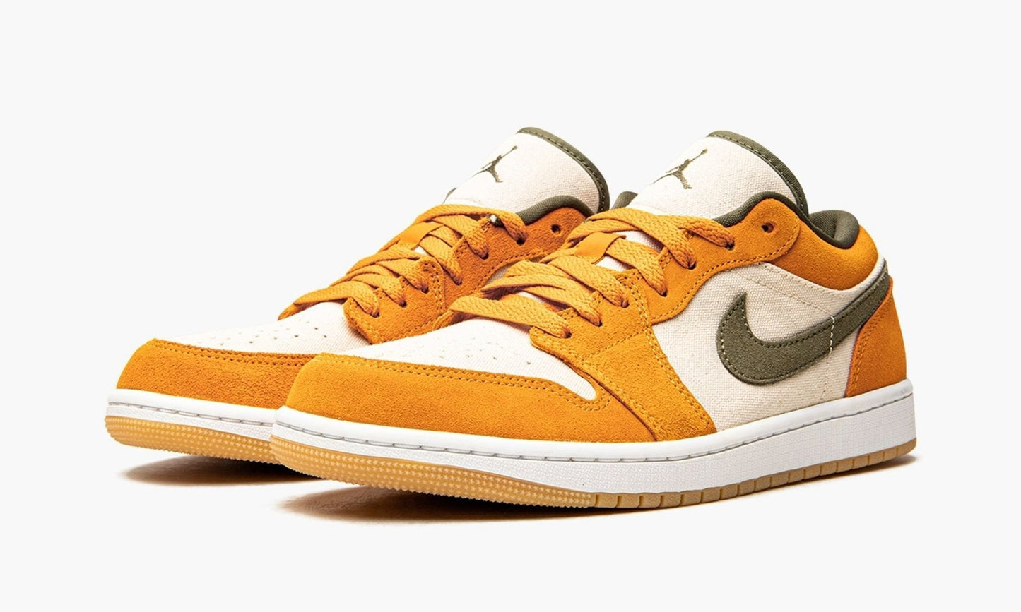 Air Jordan 1 Low SE Light Curry Sneakers - Limited Edition