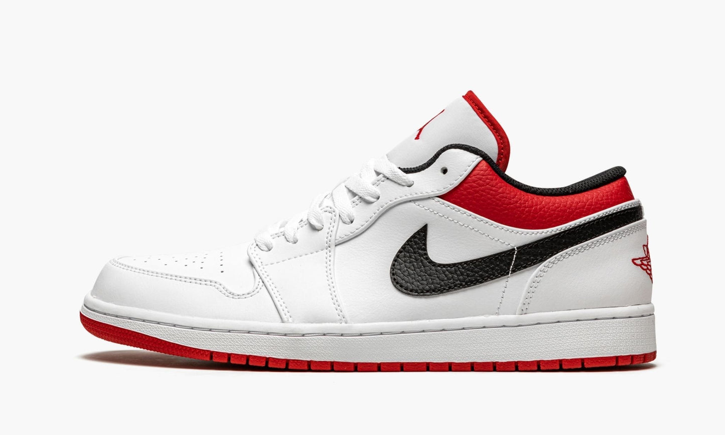 Air Jordan 1 Low White / Gym Red Sneakers - Game Changer