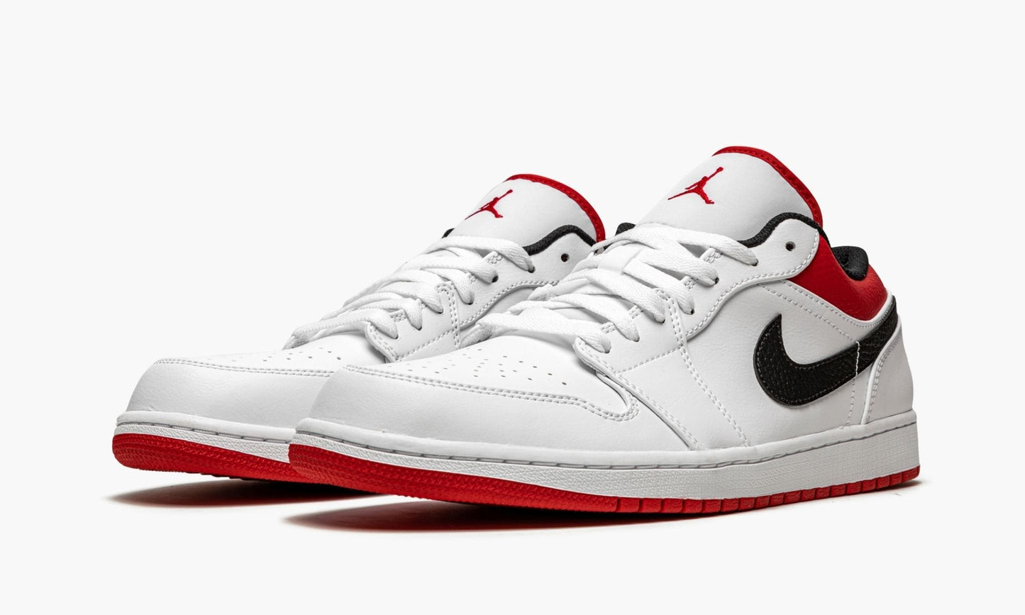 Air Jordan 1 Low White / Gym Red Sneakers - Game Changer