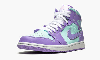 Air Jordan 1 Mid “Purple Pulse / Glacier Blue” Sneakers - Signature Series