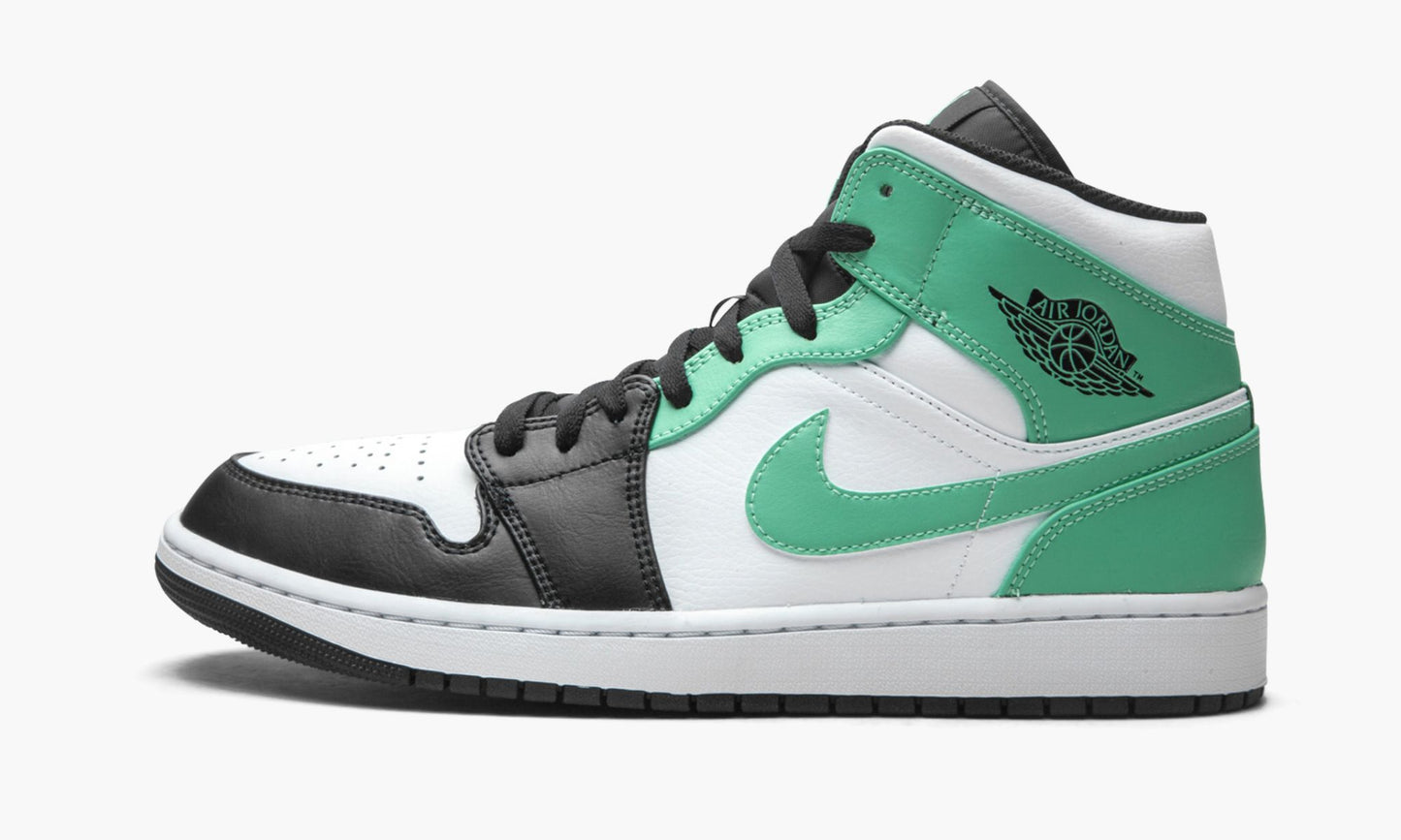 Air Jordan 1 Mid Island Green Sneakers - Cushioned Stride