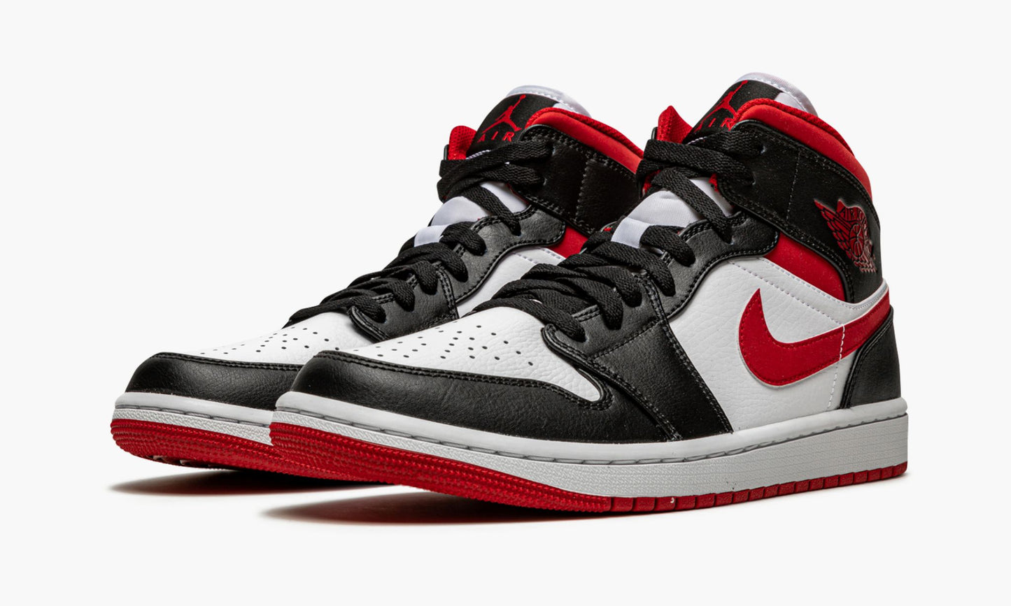 Air Jordan 1 Mid Metallic Red Sneakers - Signature Series