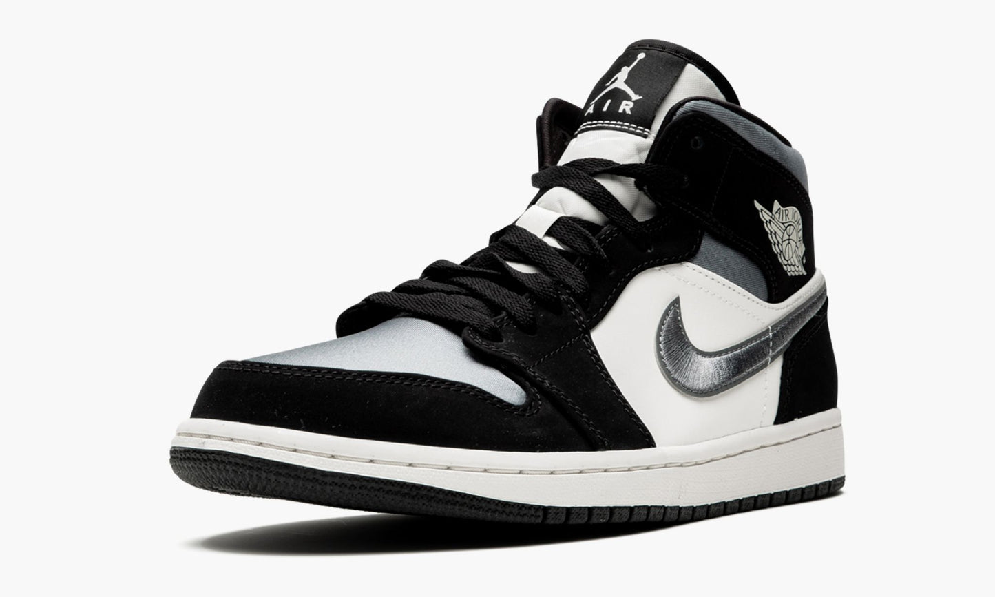 Air Jordan 1 Mid SE “Satin Grey” Sneakers - Court Icon | Hype Sneaker