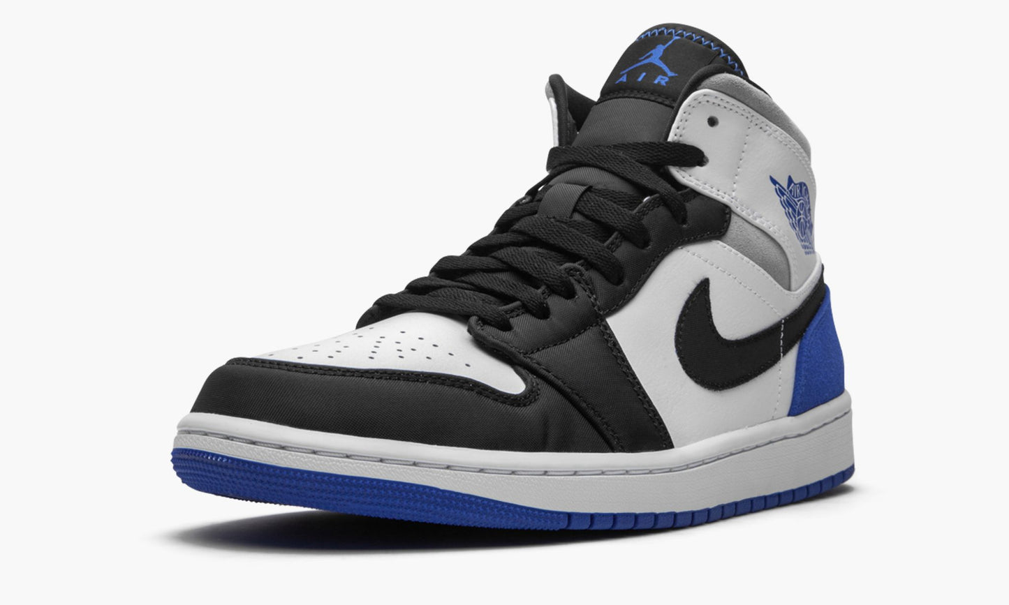 Air Jordan 1 Mid SE Game Royal Black Toe Sneakers - Court Classic