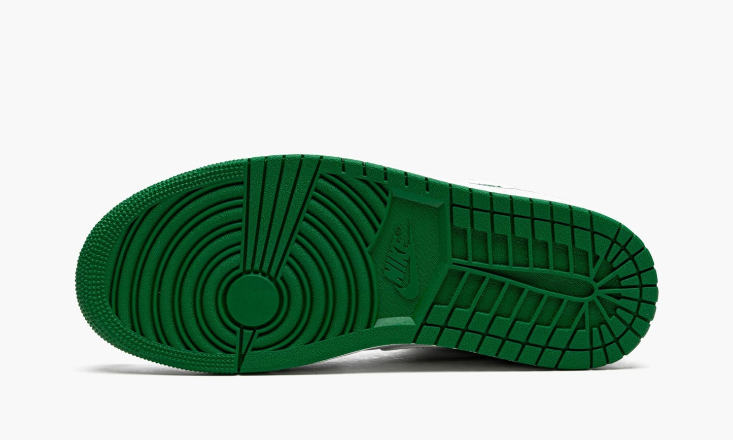 Air Jordan 1 MID SE Grey / Pine Green / White Sneakers - Hall of Fame