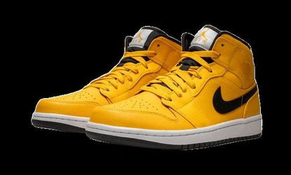 Air Jordan 1 Mid Taxi Yellow Sneakers - Streetwear Essential