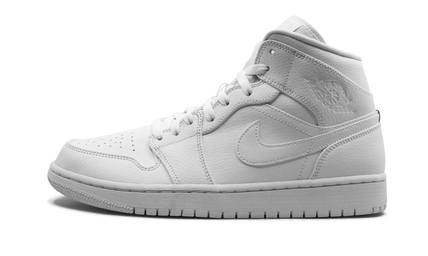 Air Jordan 1 Mid Triple White Sneakers - Style Staple | Style MVP