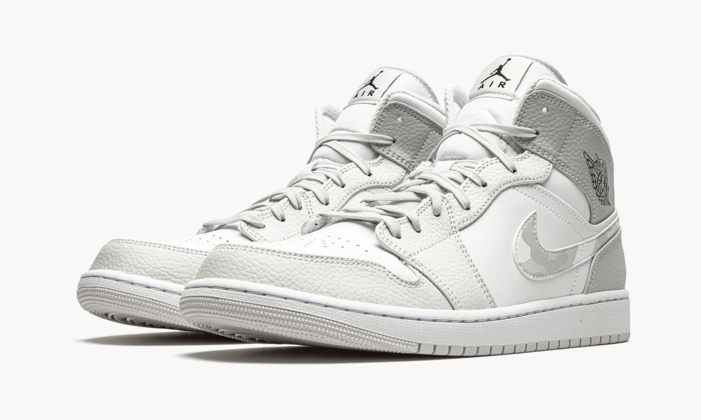 Air Jordan 1 Mid White Camo Sneakers - All-Day Comfort | Hype Sneaker