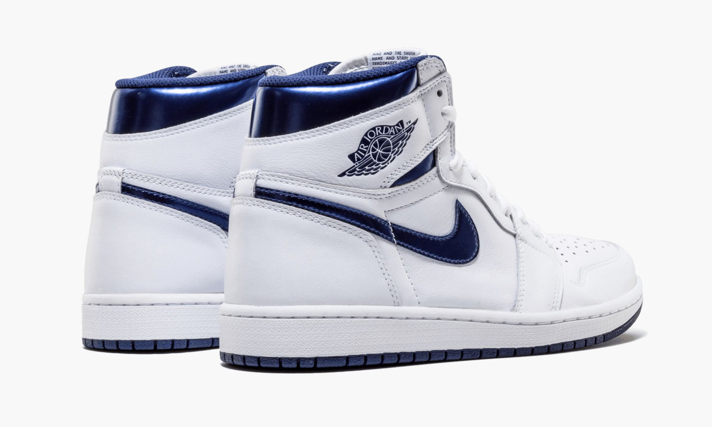 Air Jordan 1 Retro “Metallic Navy” Sneakers - Cushioned Stride