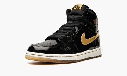 Air Jordan 1 Retro High OG “Black/Metallic Gold” Sneakers - Vintage Inspired