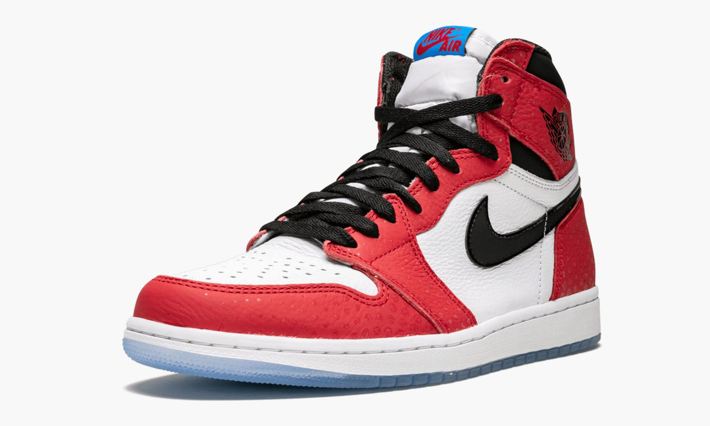 Air Jordan 1 Retro High OG “Spider-Man: Origin Story” Sneakers - Cushioned St...