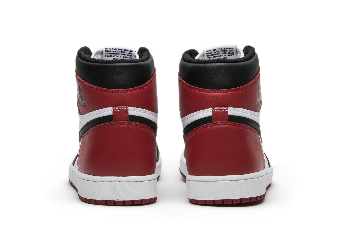 Air Jordan 1 Retro High OG Black Toe Sneakers - Performance Runner