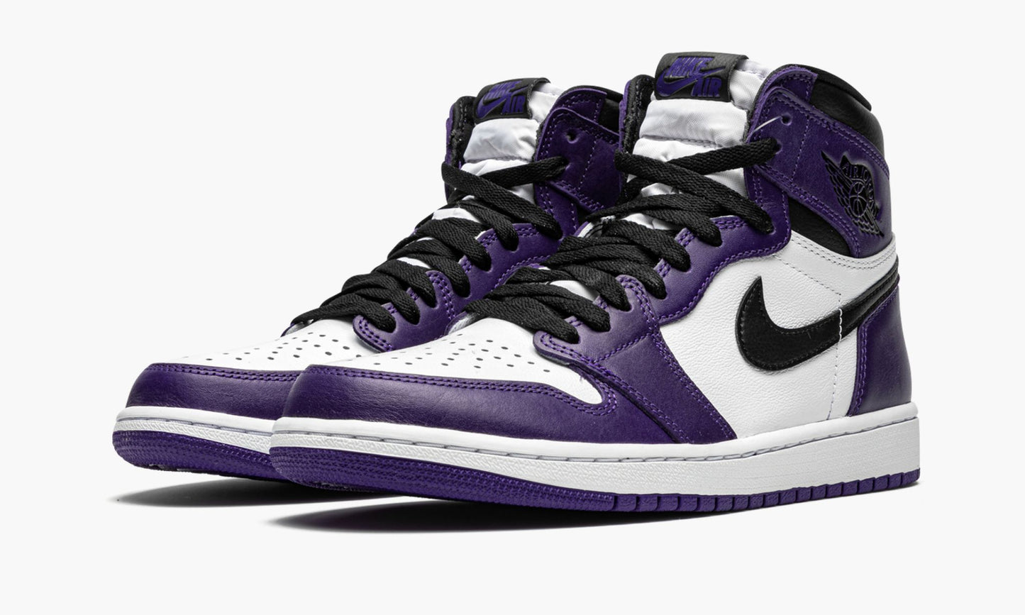 Air Jordan 1 Retro High OG Court Purple 2.0 Sneakers - All-Day Comfort