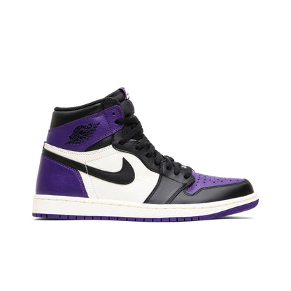 Air Jordan 1 Retro High OG Court Purple 555088-501 Sneakers - Authentic
