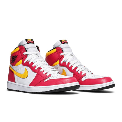 Air Jordan 1 Retro High OG Light Fusion Red 555088-603 Sneakers - Fresh Drop