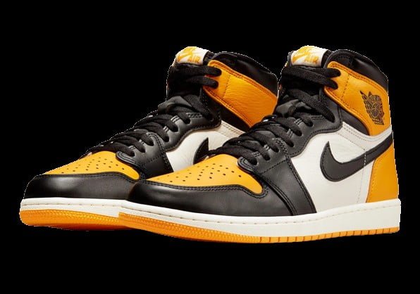 Air Jordan 1 Retro High OG Yellow Toe Sneakers - Streetwear Essential