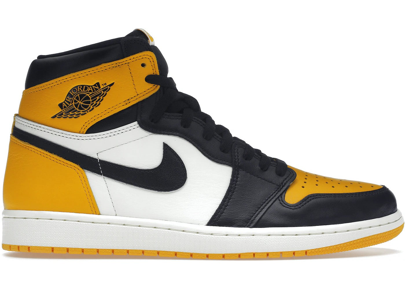 Air Jordan 1 Retro High OG Yellow Toe Sneakers - Head-Turner
