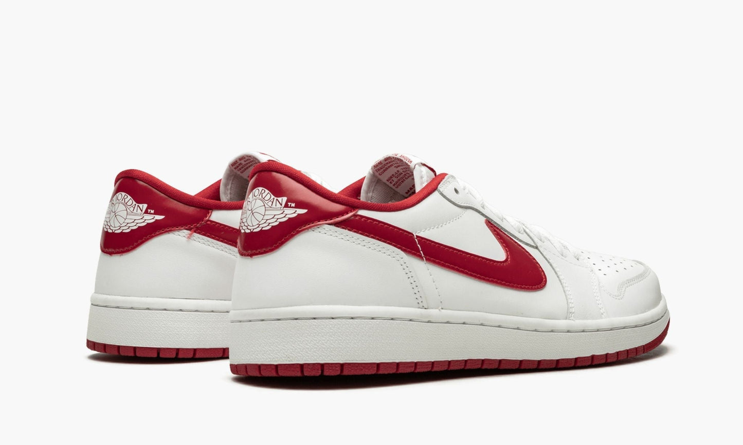 Air Jordan 1 Retro Low OG White / Varsity Red Sneakers - Collector's Edition