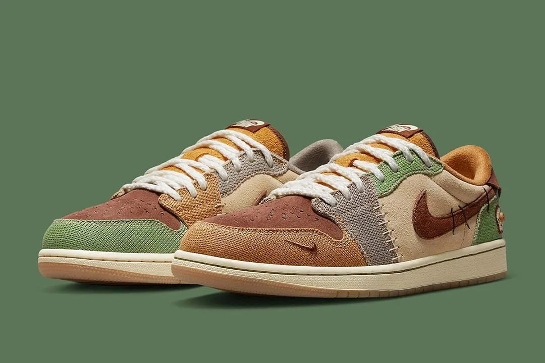 Air Jordan 1 Retro Low OG Zion Wiliamson Vodoo Sneakers - All-Day Comfort
