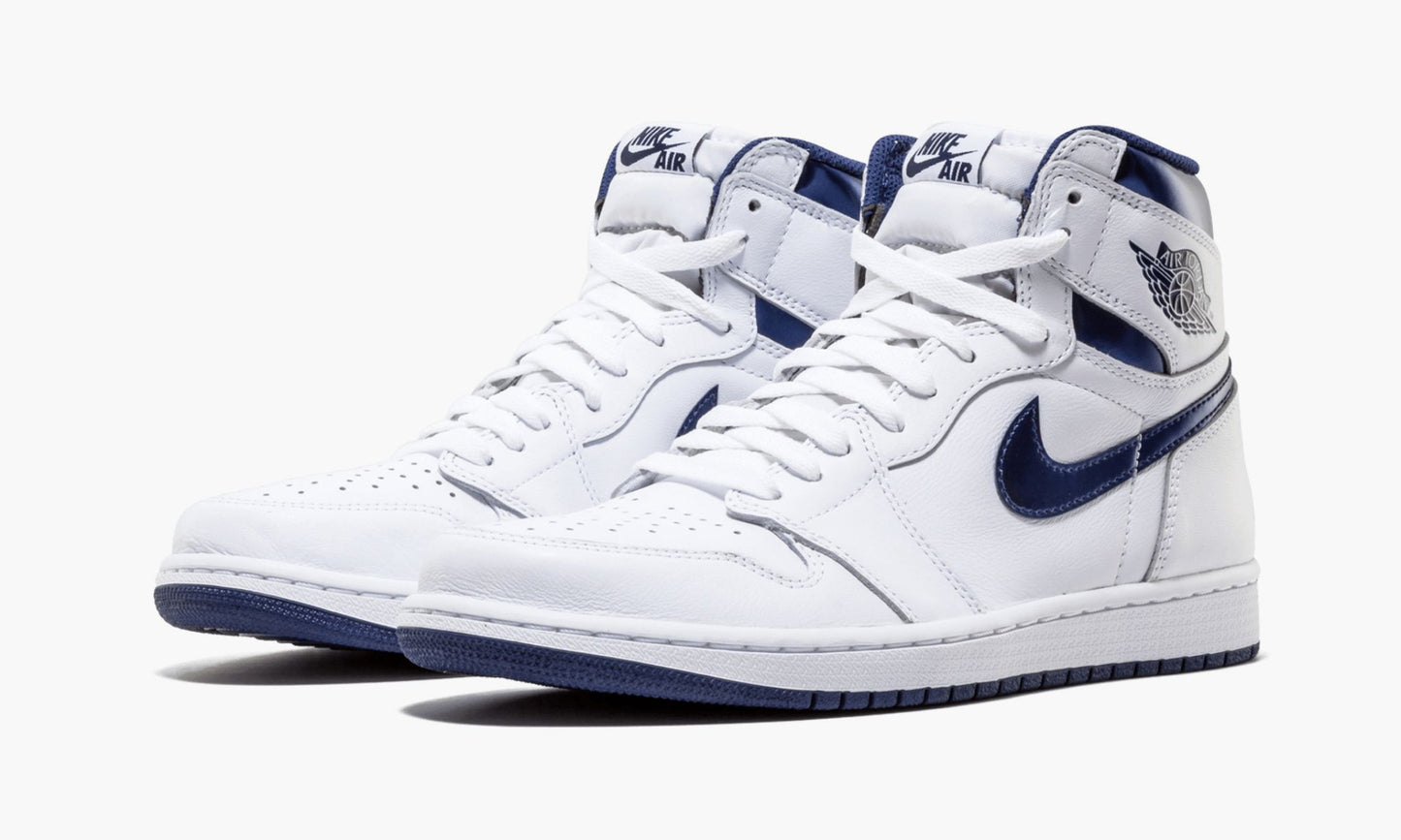 Air Jordan 1 Retro Metallic Navy Sneakers - Basketball Legend
