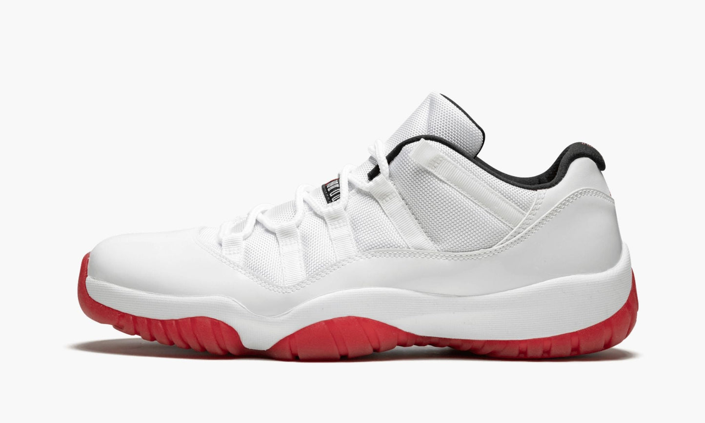 Air Jordan 11 Retro Low “White/Varsity Red” Sneakers - Streetwear Essential