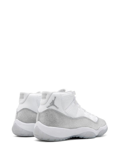Air Jordan 11 Retro White Metallic Silver Womens Sneakers - Game Changer