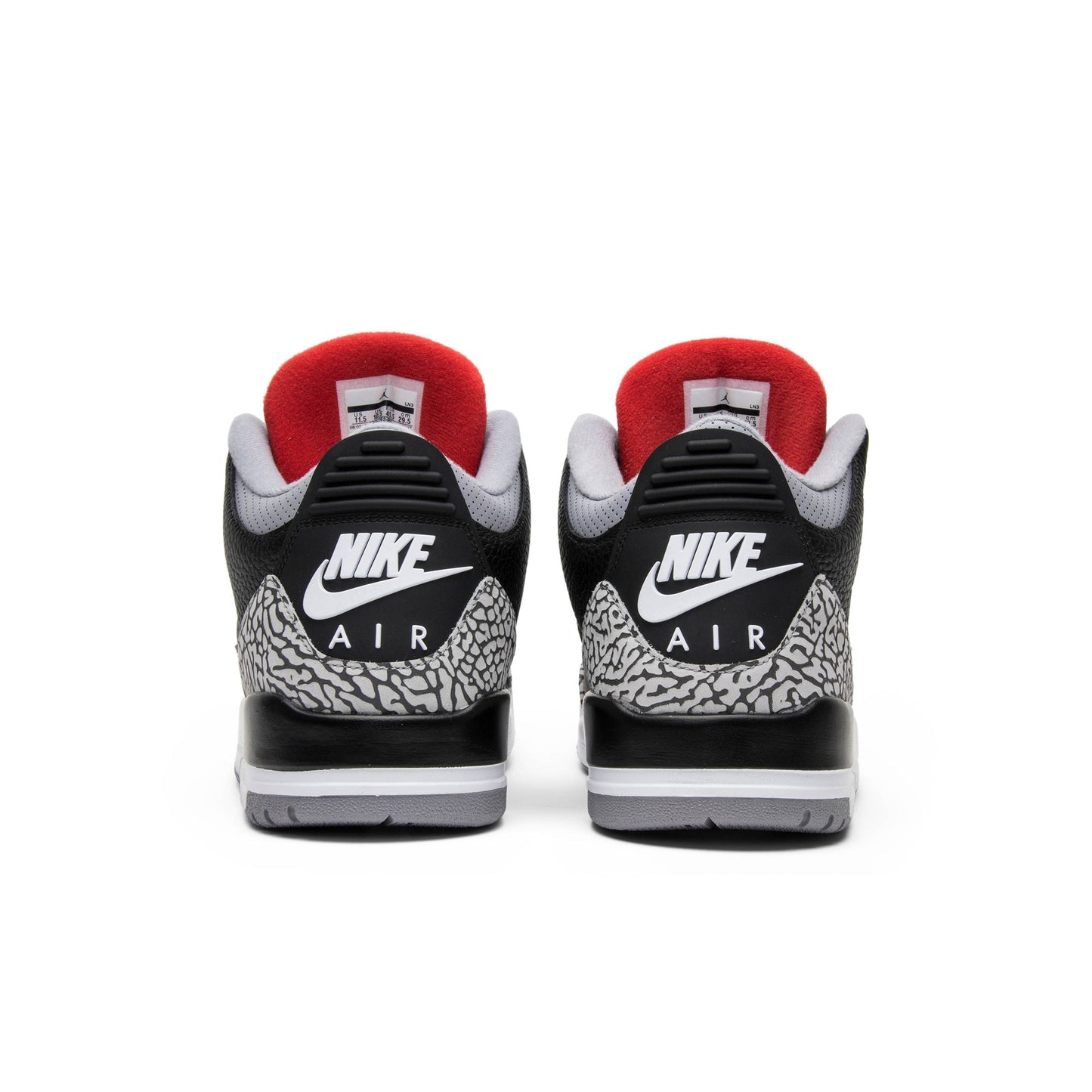 Air Jordan 3 Retro OG Black Cement 2018 854262-001 Sneakers - Cushioned Stride