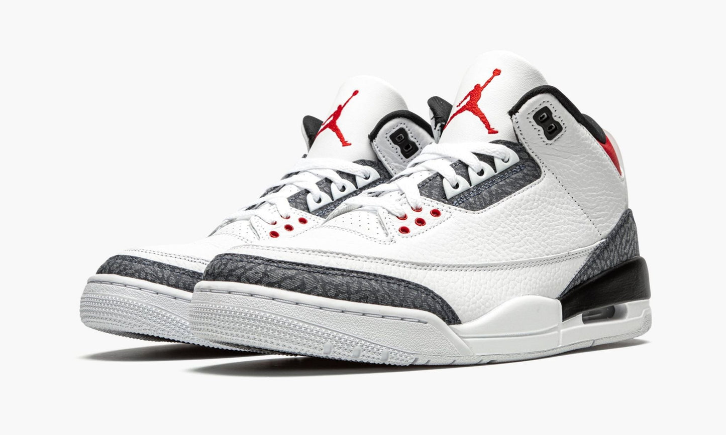 Air Jordan 3 Retro SE DNM Fire Red Sneakers - Heritage Edition