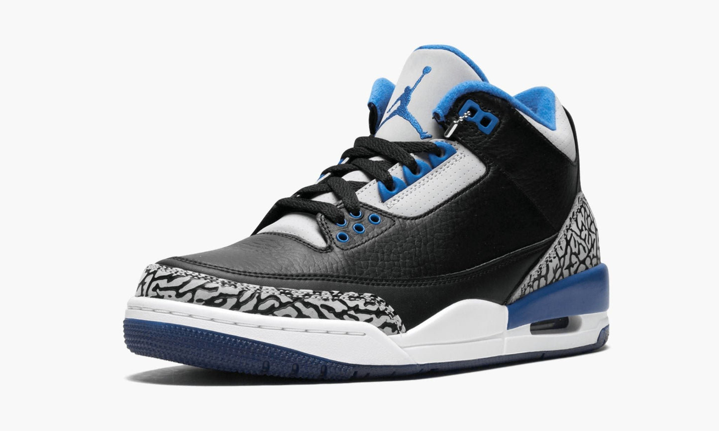 Air Jordan 3 Retro Sport Blue Sneakers - Signature Series