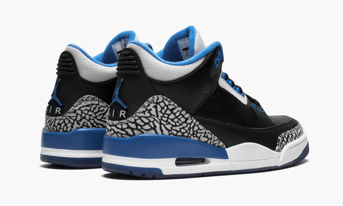 Air Jordan 3 Retro Sport Blue Sneakers - Signature Series