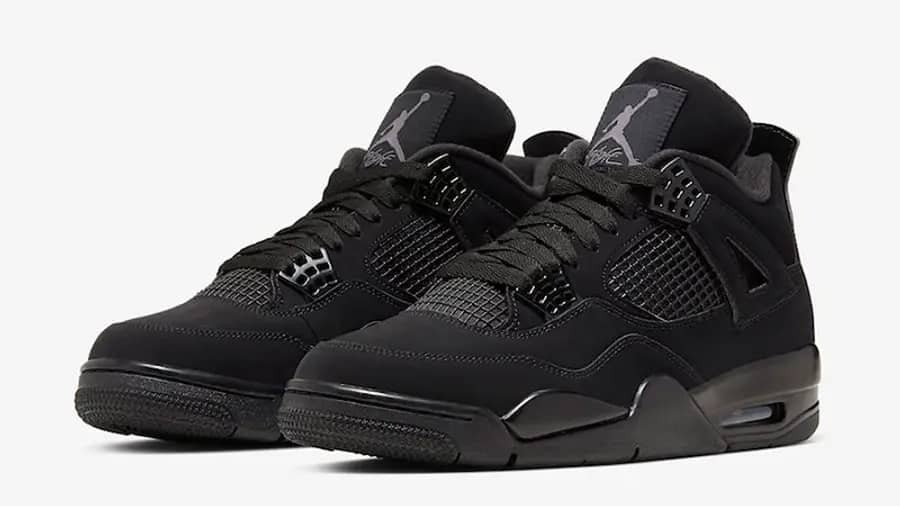 Air Jordan 4 Black Cat CU1110 Sneakers - Court Icon | New Arrival