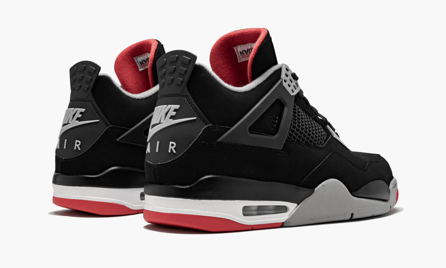 Air Jordan 4 Retro “Bred 2019 Release” Sneakers - OG Colorway