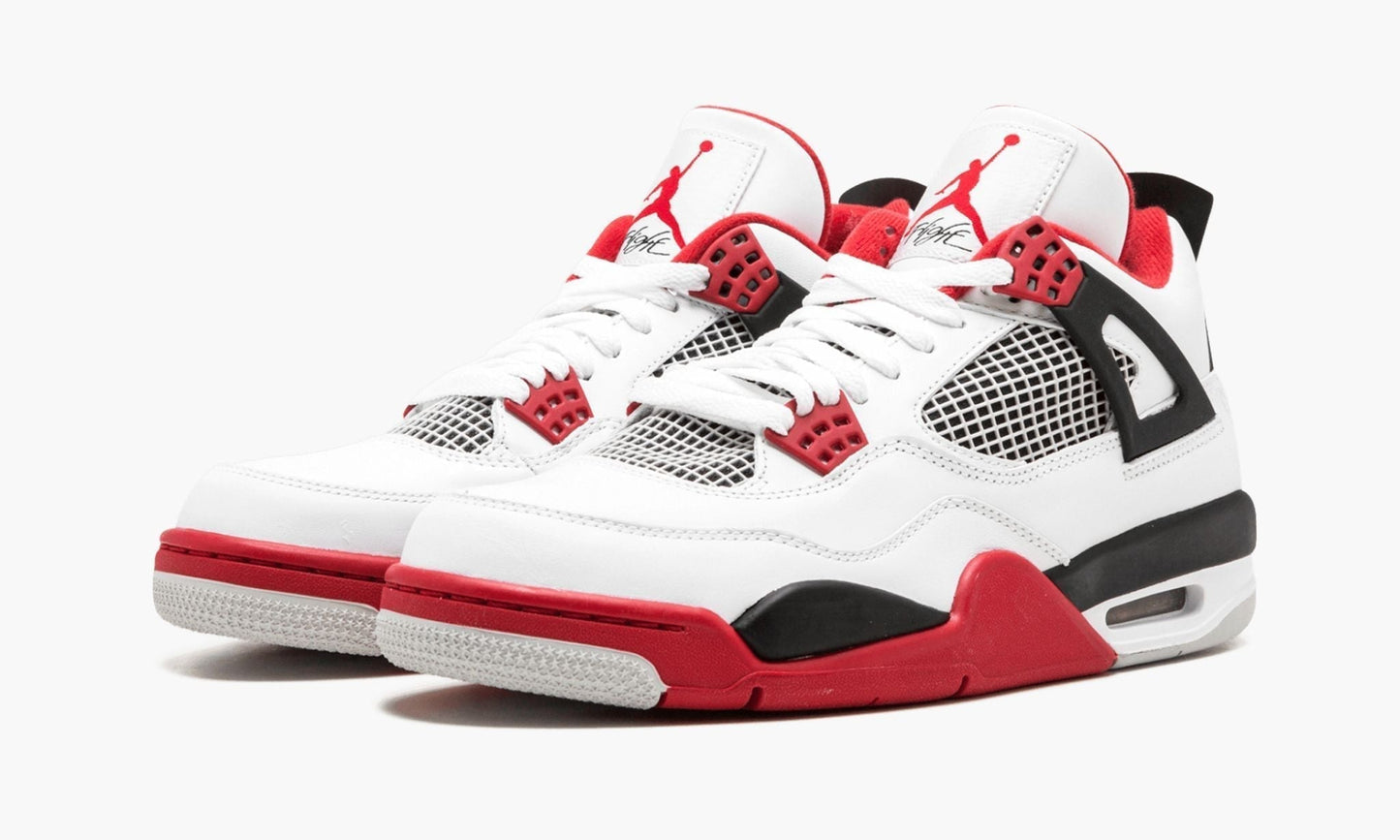 Air Jordan 4 Retro “Fire Red” Sneakers - Style Staple | Instant Classic