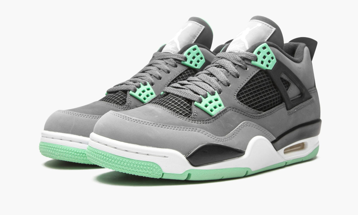 Air Jordan 4 Retro “Green Glow” Sneakers - Limited Edition