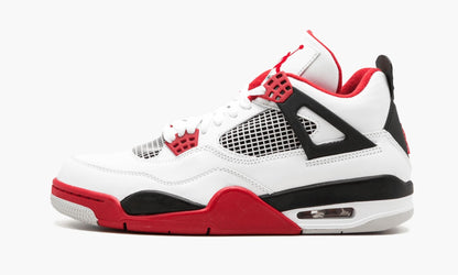 Air Jordan 4 Retro Fire Red Sneakers - Signature Series