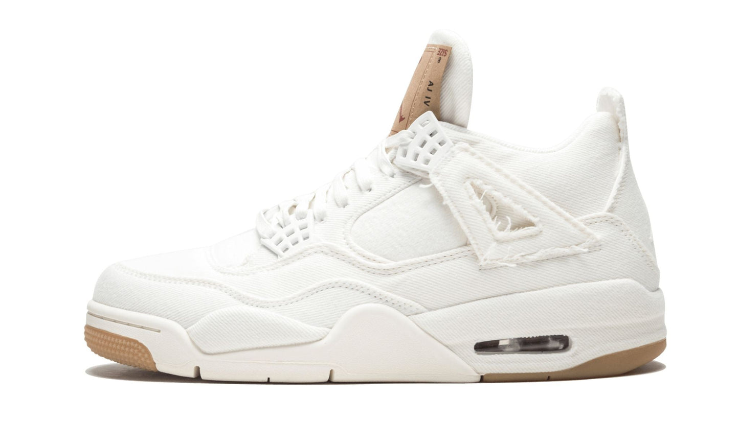 Air Jordan 4 Retro Levis NRG “White Denim” Sneakers - Head-Turner