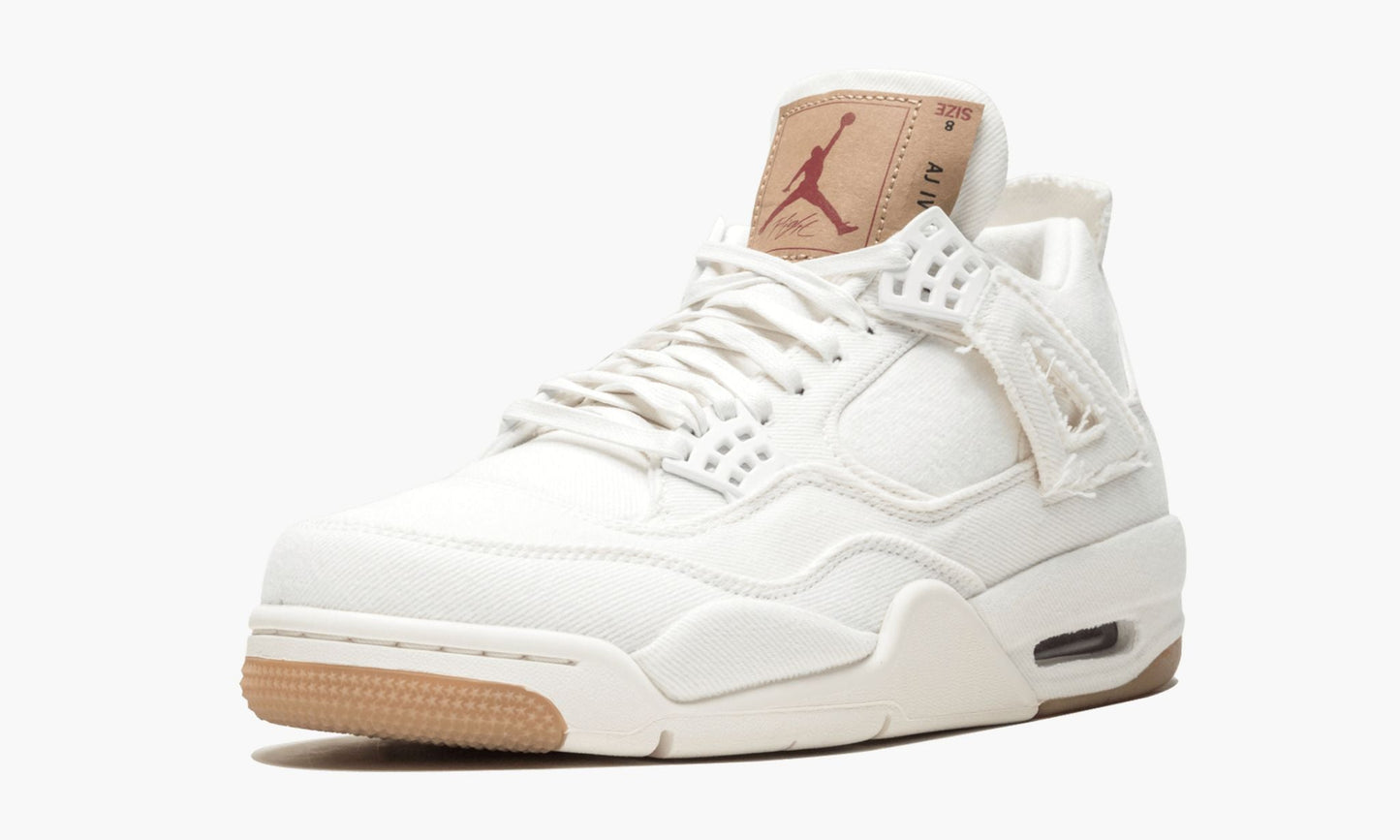 Air Jordan 4 Retro Levis NRG “White Denim” Sneakers - Head-Turner
