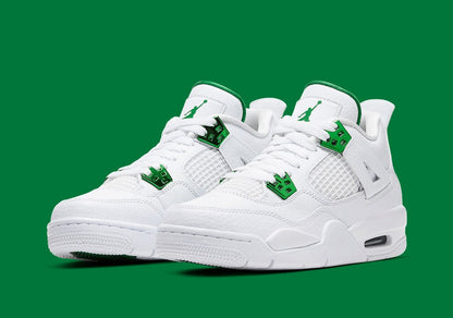 Air Jordan 4 Retro Metallic Green Sneakers - Authentic | Standout Style