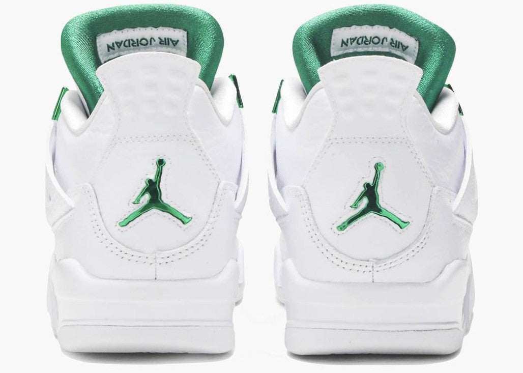 Air Jordan 4 Retro Metallic Green Sneakers - Authentic | Standout Style