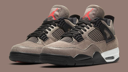 Air Jordan 4 Retro Taupe Haze Sneakers - Hall of Fame | Fresh Heat