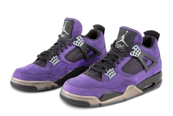Air Jordan 4 Retro TraviScots Purple CI1184 Sneakers - Court Icon