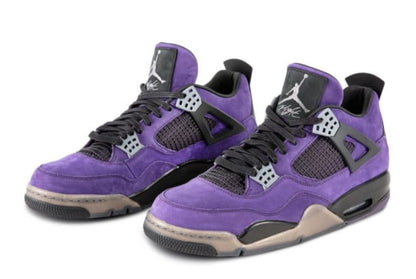 Air Jordan 4 Retro TraviScots Purple CI1184 Sneakers - Cushioned Stride