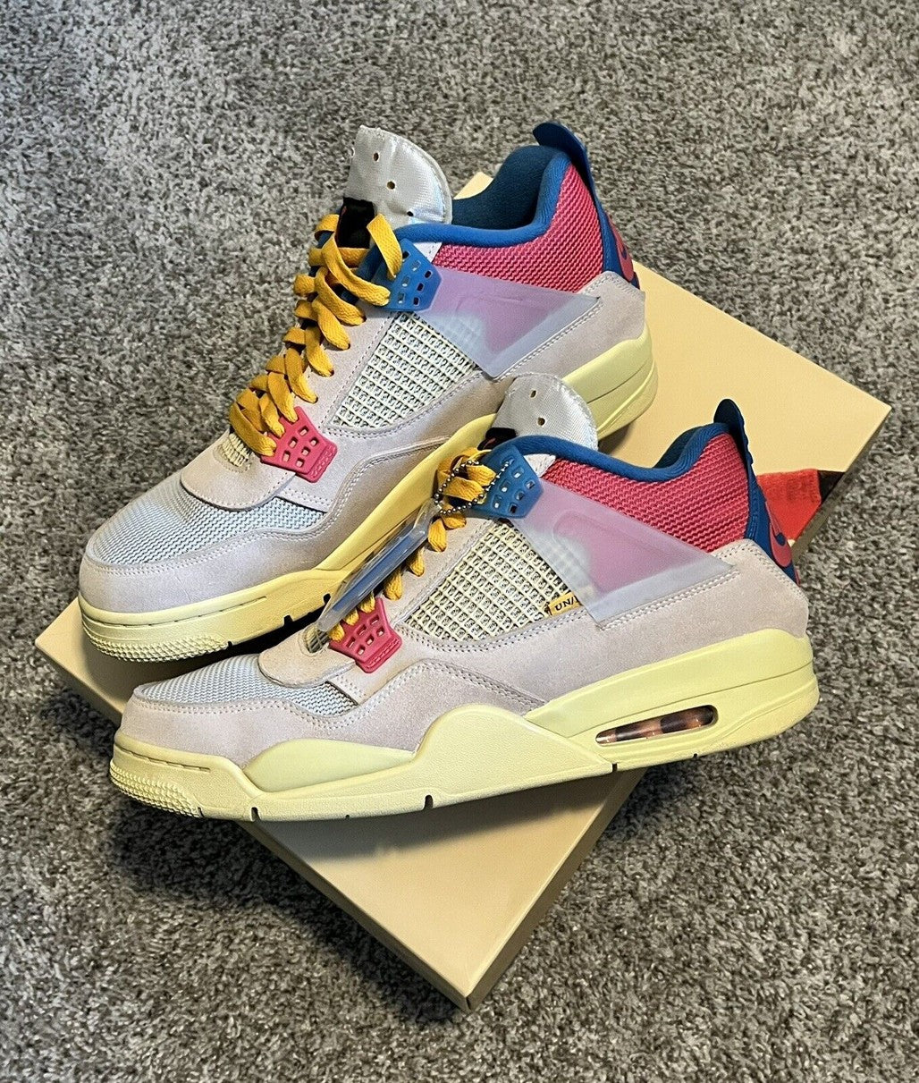 Air Jordan 4 Retro Union Guava Ice Sneakers - Basketball Legend